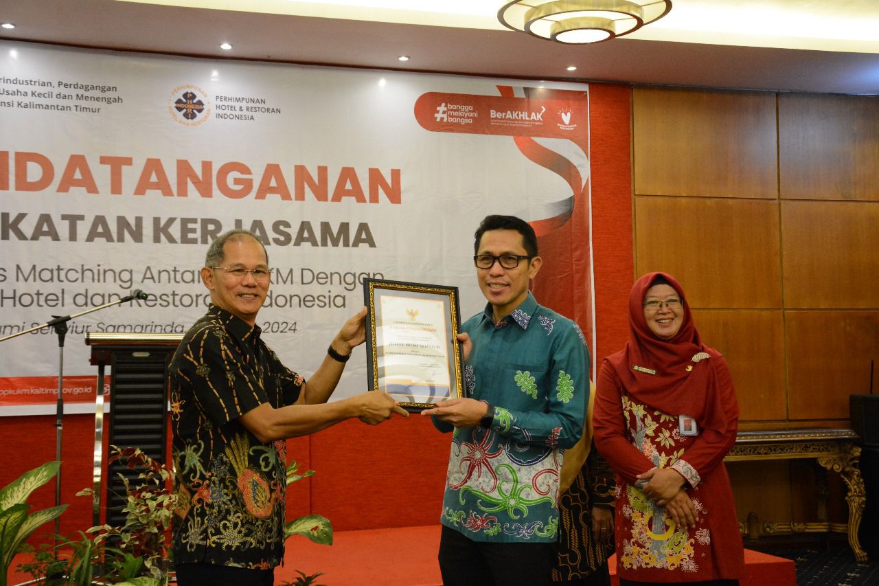 Penandatanganan Kesepakatan Bersama Business Matching Antara UMKM dan Persatuan Hotel dan Restoran Indonesia